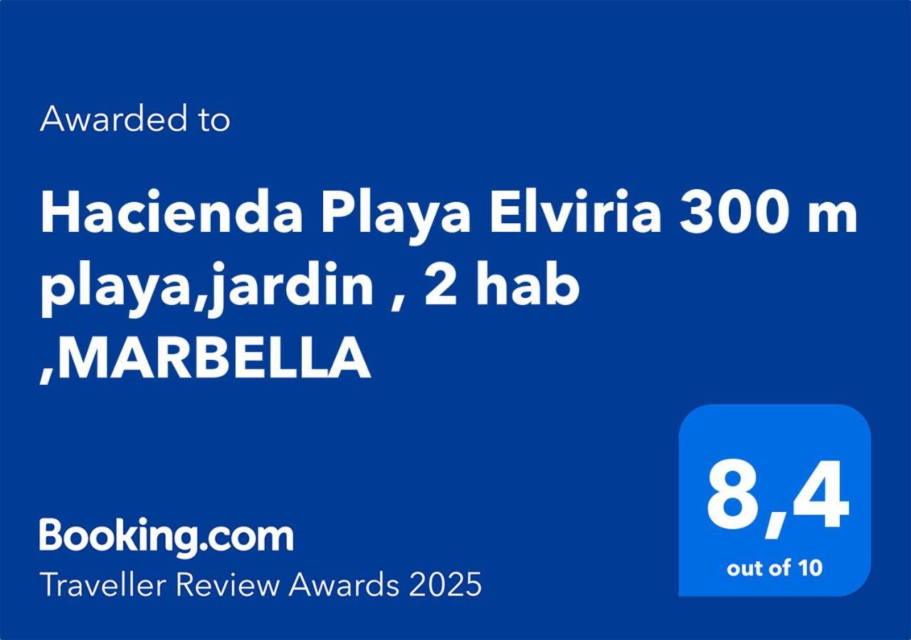 Hacienda Playa Elviria 300 M Playa,Jardin , 2 Hab ,Marbella Apartment Bagian luar foto