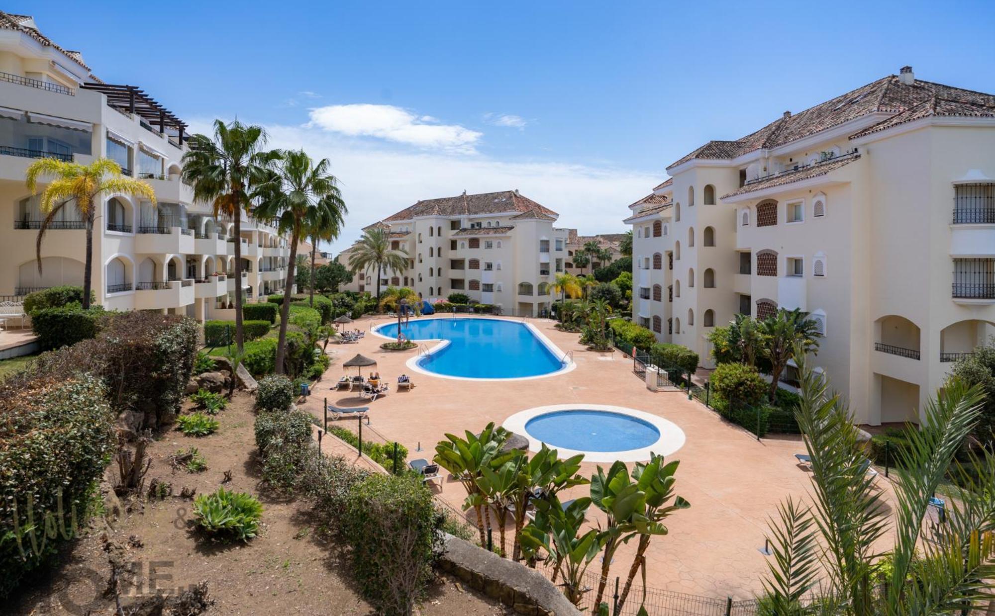 Hacienda Playa Elviria 300 M Playa,Jardin , 2 Hab ,Marbella Apartment Bagian luar foto