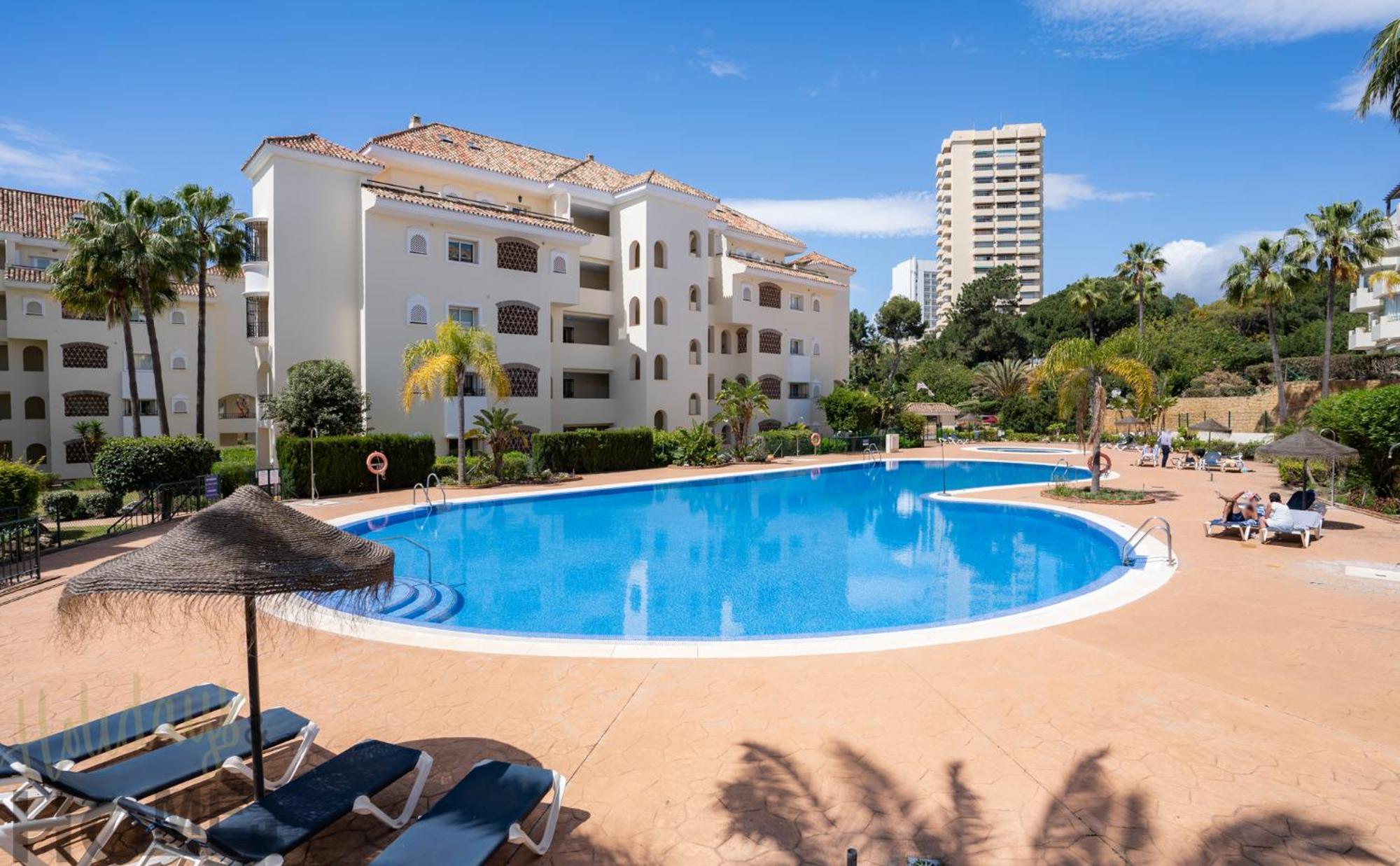Hacienda Playa Elviria 300 M Playa,Jardin , 2 Hab ,Marbella Apartment Bagian luar foto