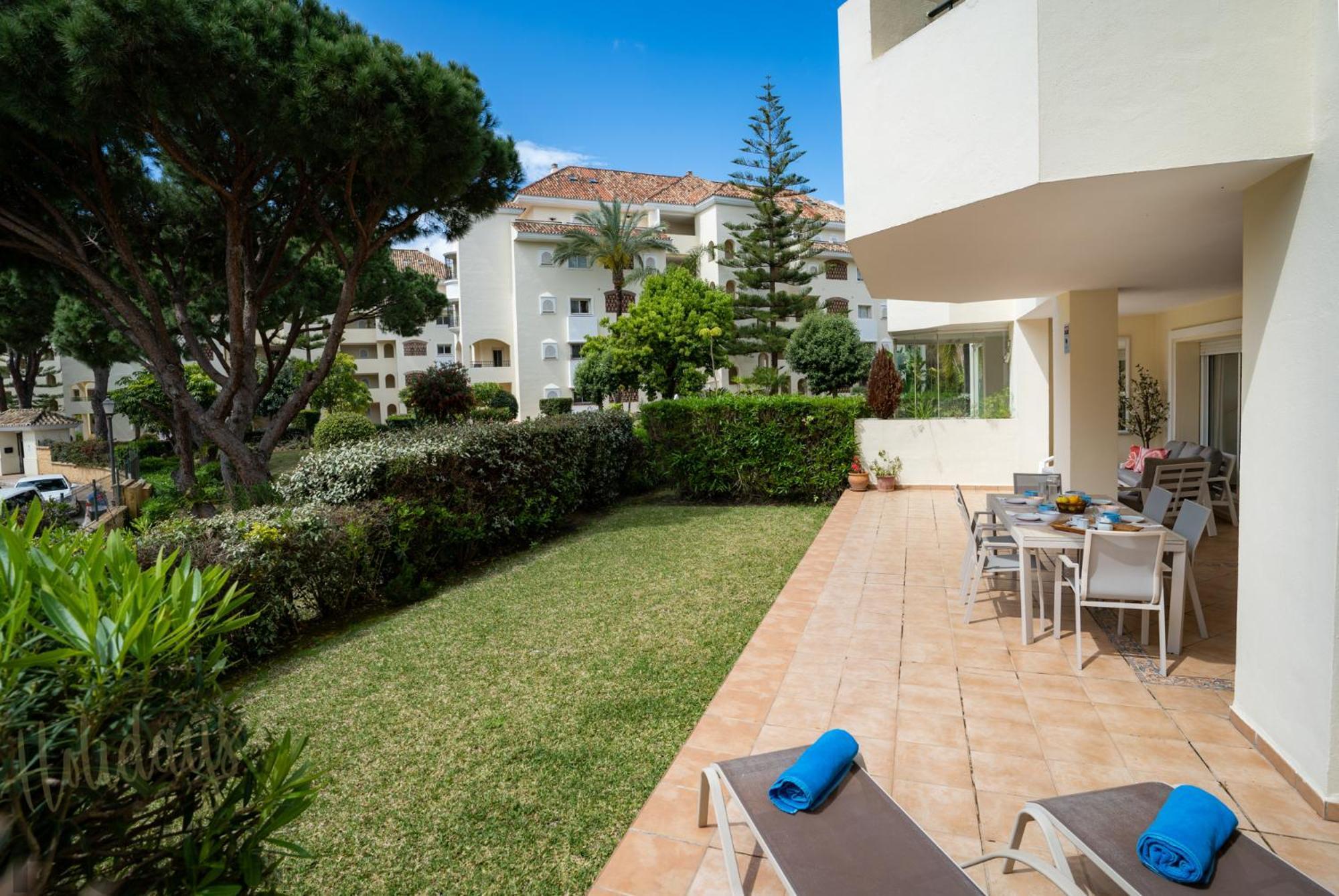 Hacienda Playa Elviria 300 M Playa,Jardin , 2 Hab ,Marbella Apartment Bagian luar foto