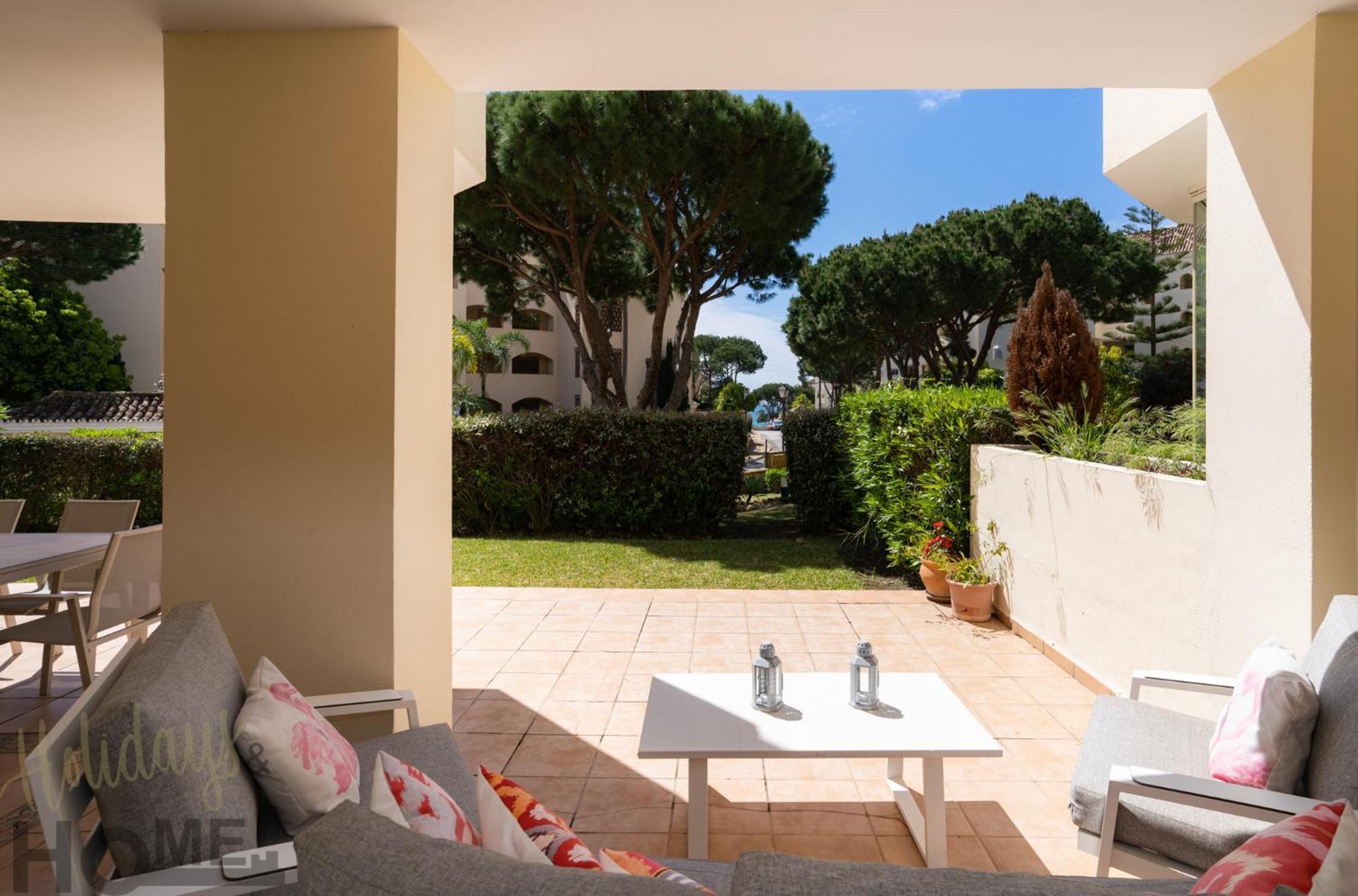 Hacienda Playa Elviria 300 M Playa,Jardin , 2 Hab ,Marbella Apartment Bagian luar foto