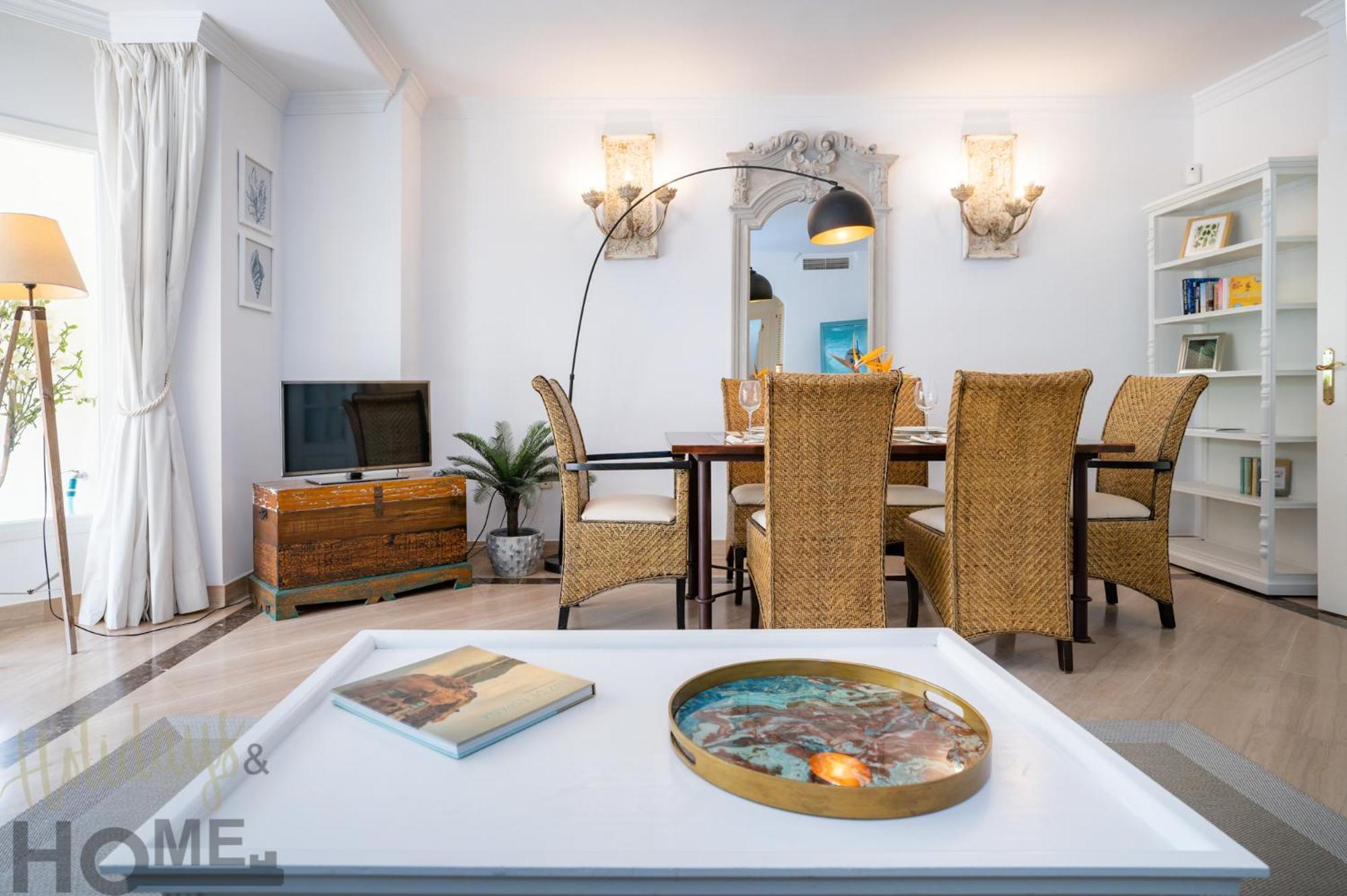 Hacienda Playa Elviria 300 M Playa,Jardin , 2 Hab ,Marbella Apartment Bagian luar foto
