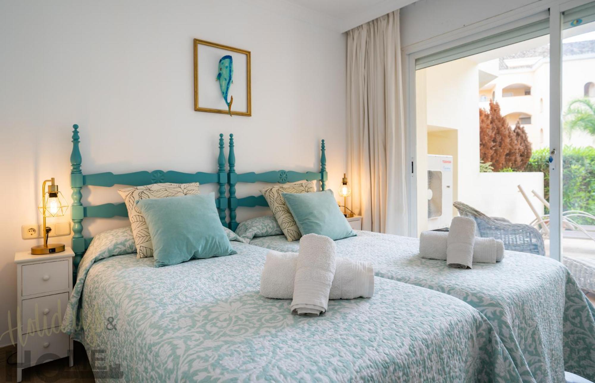 Hacienda Playa Elviria 300 M Playa,Jardin , 2 Hab ,Marbella Apartment Bagian luar foto