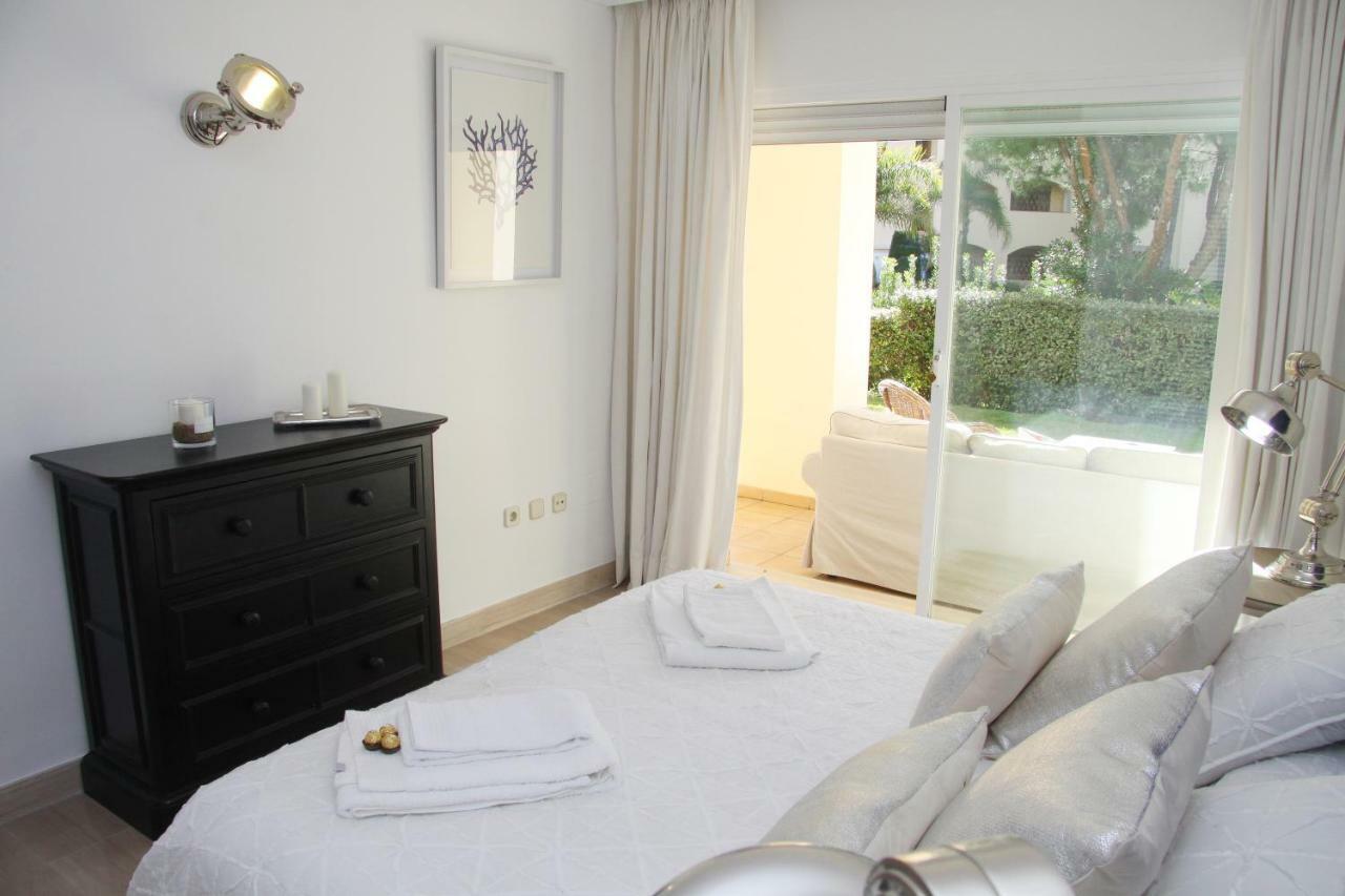 Hacienda Playa Elviria 300 M Playa,Jardin , 2 Hab ,Marbella Apartment Bagian luar foto